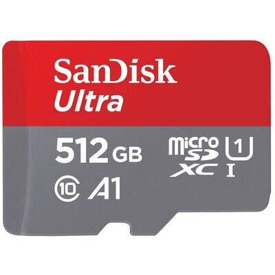 SANDISK SDSQUAR-512G-GN6MN Micro SDXC Ultra A1 Class 10 100mb/s NO adapter