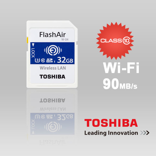 Toshiba 32GB THN-NW04W0160C6 FlashAir SDHC W-4 CL10 (New)