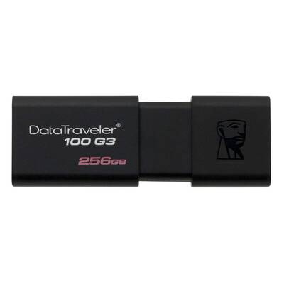 KINGSTON DT100G3/256GB, 256GB USB 3.0 DATATRAVELER 100 G3 USB Drive 100MB/s read