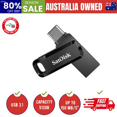 512Gb Ultra Dual Go  Usb 3.1 Type-C Flash Drive -Sdddc3-512G