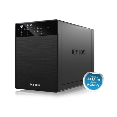 Iexternal 4 Bay Raid System For 3.5" Sata I / Ii / Iii Hard Disks With Usb 3.0