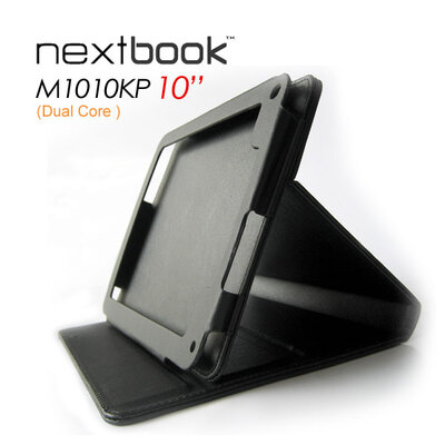 Stand Case For Nextbook Tablets M1010Kp (Dual Core) - Black 