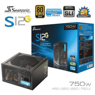 SeaSonic 750W S12G Series PSU (SSR-750RT)