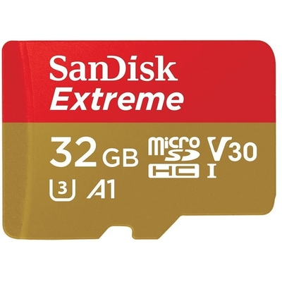 32Gb Micro Sdhc Extreme A1 V30, Uhs-I/ U3 ,No  Sd Adapter