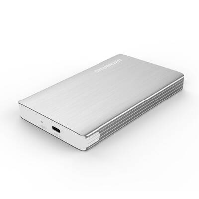 Simplecom SE220 Aluminium Tool-Free 2.5'' SATA HDD/SSD to USB 3.1 Type C Enclosure Silver