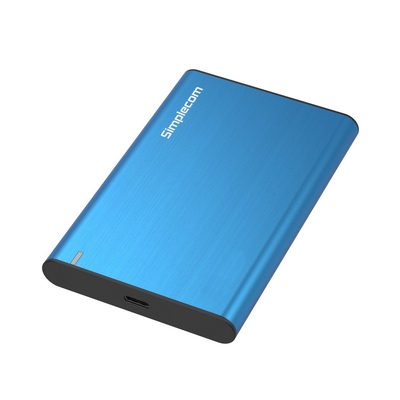 Aluminium 2.5'' Sata Hdd/Ssd To Usb 3.1 Enclosure Blue