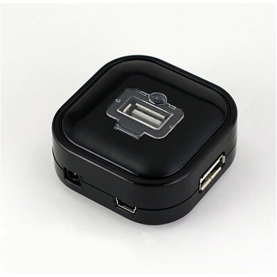 Hi-Speed USB 2.0 4 Port Hub Black