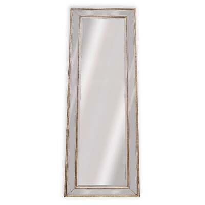 Medium Gold Beaded Framed Mirror - 70Cm X 170Cm