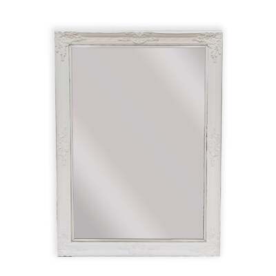 French Provincial Ornate Mirror - White - Small 80cm x 110cm