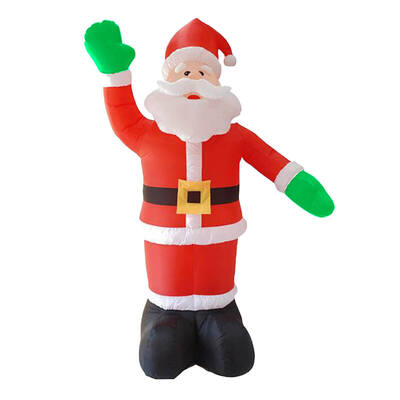 2.4m Waving Santa Self Inflating Bright LED Lighting