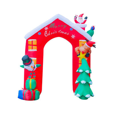 2.4 x 2.09m Christmas Arch Self Inflating Bright LED Lights