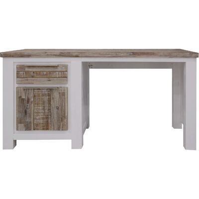 Study Computer Desk 150Cm Office Executive Table Solid Acacia Wood