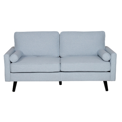 2.5 Seater Sofa Fabric Uplholstered Lounge Couch - Light Blue