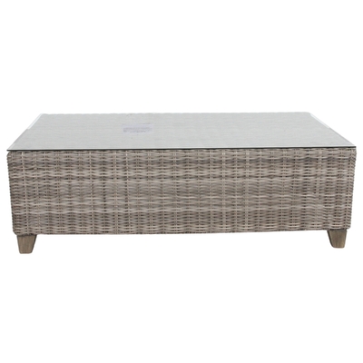 131Cm Wicker Rattan Outdoor Coffee Table