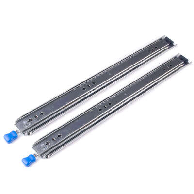 22In Pair 150Kg Heavy Duty Drawer Slides Rails Runners Locking Ball
