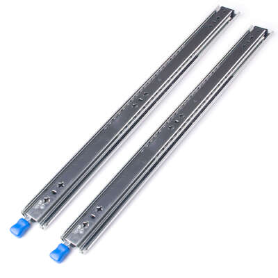 26In Pair 150Kg Heavy Duty Drawer Slides Rails Runners Locking Ball