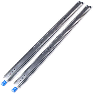 32In Pair 150Kg Heavy Duty Drawer Slides Rails Runners Locking Ball