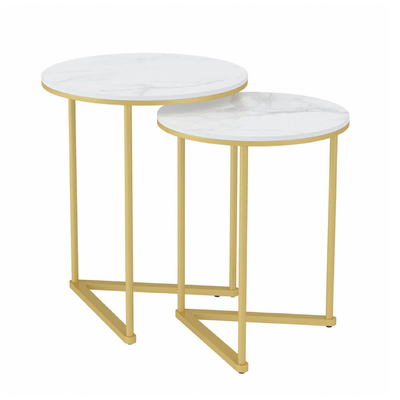 Nala Gold Nested Side Table Set