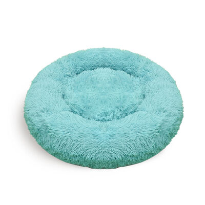 Pet Dog Bedding, Plush Round Comfortable Nest, Green, 100Cm
