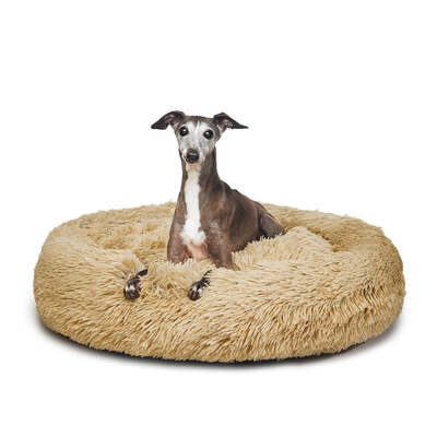 Calming Dog Bed - Medium - Brindle - 80 Cm