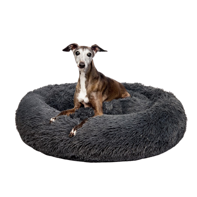 Calming Dog Bed - Medium - Grey - 80 Cm