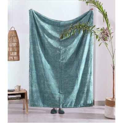 Luxury Rustic Cotton Wool Throw Rug Blanket | Large Picnic & Boho Home Décor