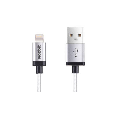 Mozbit 2M Aluminium Nylon Lightning Sync & Charge Cable