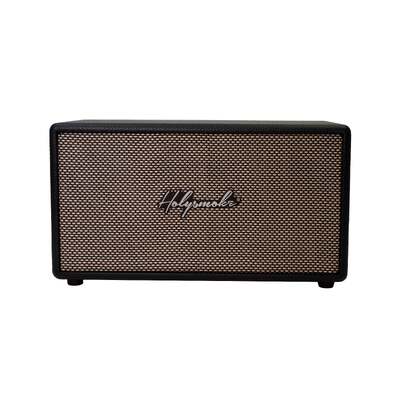 Timeless Tunes on the Go: The Black Retro Portable Bluetooth Speaker