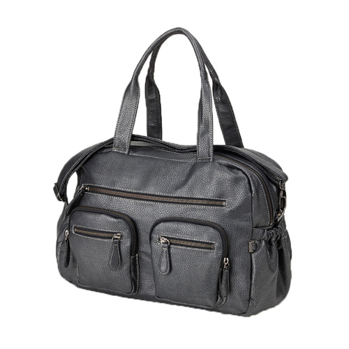 OiOi Charcoal Buffalo Carry All Nappy Bag