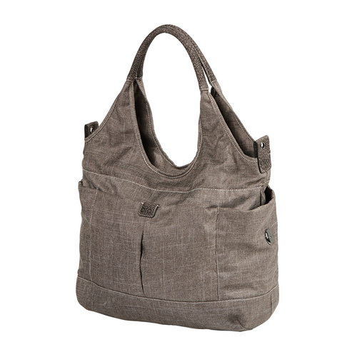 Textured Linen Slouch Bucket Tote