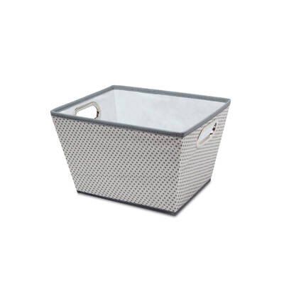 Rectangle Tapered Tote - Cool Grey