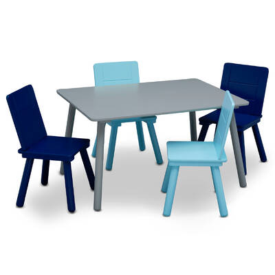 Table And Chairs - Blue