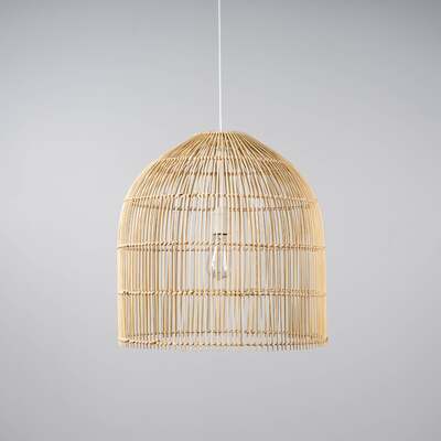 Siena Pendant Light: Embrace Natural Charm with Rattan Cane and Wicker