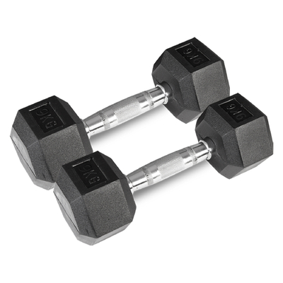 9kg Hex Dumbbell (Pair)