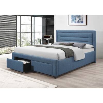 Eleanor Bedframe Queen size Light Blue
