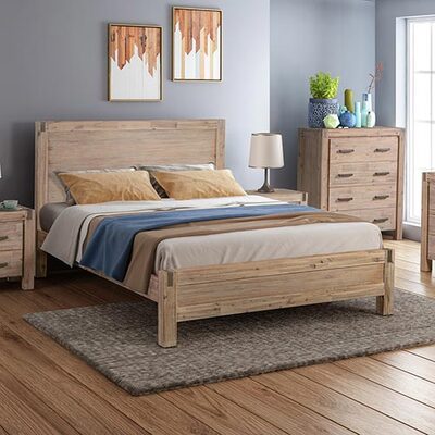 Java Bedframe King Size Oak