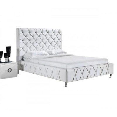Bedframe Queen Size White Colour