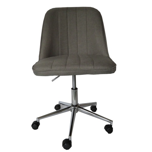 Bergen Dark grey fabric gas lift home office chair