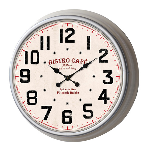Classic 13'' Metal Wall Clock(White Frame)