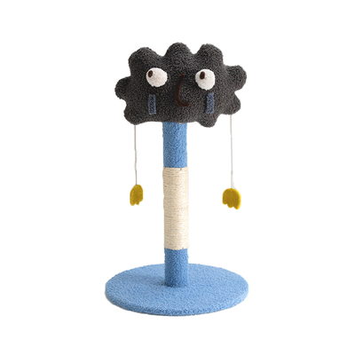 Cute Pet Emoticon Cat Scratching Post Toy Cat Tree