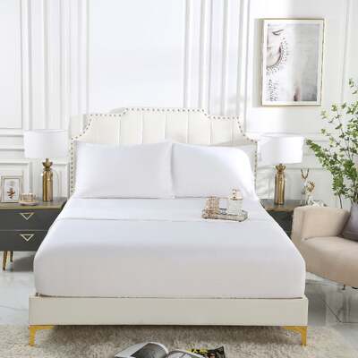 Elite Queen-Sized 100% Organic Bamboo Bedding Bundle
