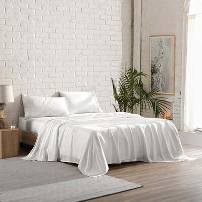 Opulent Queen-Sized 100% Lyocell Bedsheet Collection