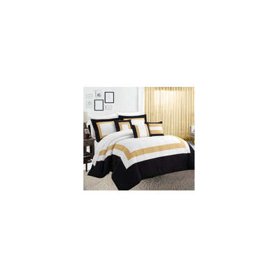 10 Piece Comforter And Sheets Set Queen Gold