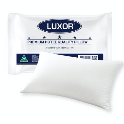 AU Made Hotel Quality Pillow Standard Size Single Pack