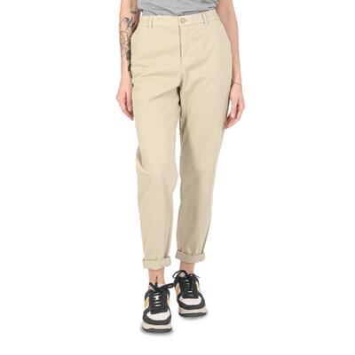 Beige Bliss Hugo Boss Women'S Cotton Blend Trousers - 38 Eu