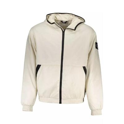 Calvin Klein Men'S Beige Polyester Jacket - Size M