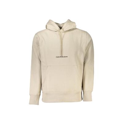 S Beige Cotton Sweater Calvin Klein Men