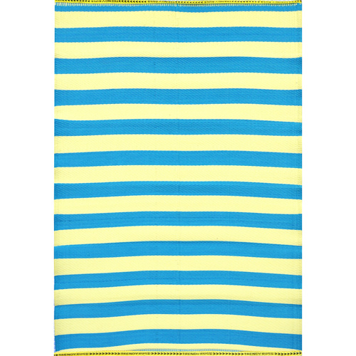 STRIPES Rug Blue & Cream 150x240cm