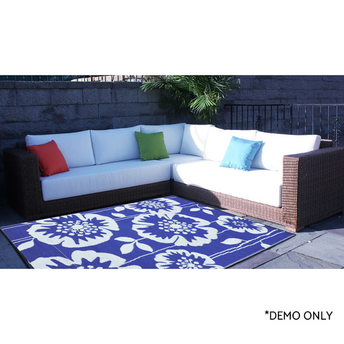 GODETIA Rug Purple & White 150x210cm