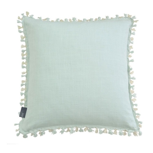 Tassel 2 Tone Cushion by MM Linen
